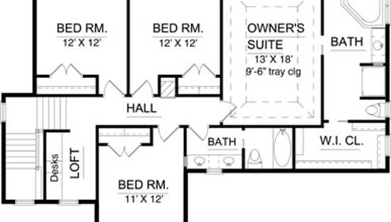 Upper Floor Plan